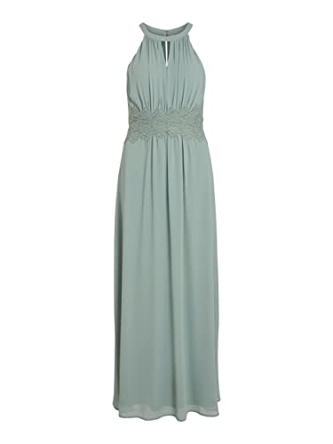 Vila Kobiety Maxi Dress/Su - Noos Sukienka, Green Milieu, 42