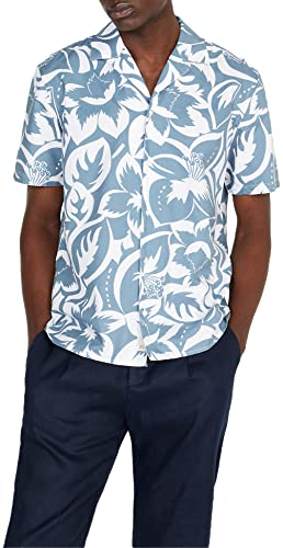 Sisley Mens 5WTRSQ021 koszula męska, wielokolorowa 902, M, Multicolor 902, M