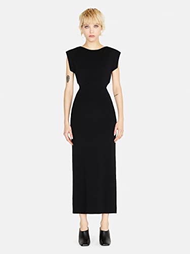 Sisley Damska sukienka 11APMV00A, czarna 100, S, czarny 100, S