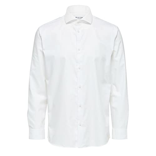 SELECTED HOMME Koszula męska z długim rękawem, Bright White, XS