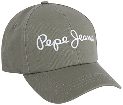 Pepe Jeans Czapka męska Wally, Zielony (Harvard Khaki), Rozmiar uniwersalny