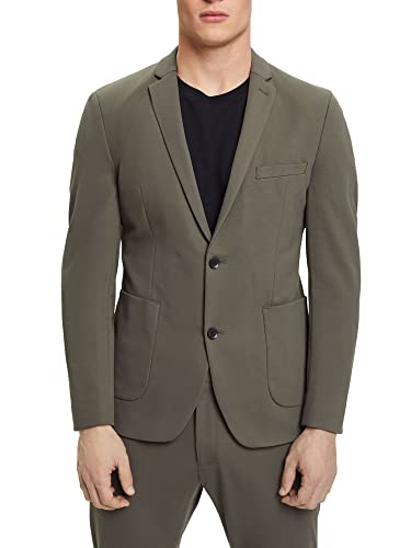 ESPRIT Collection Męska marynarka 992EO2G302, 355/DARK khaki, 98