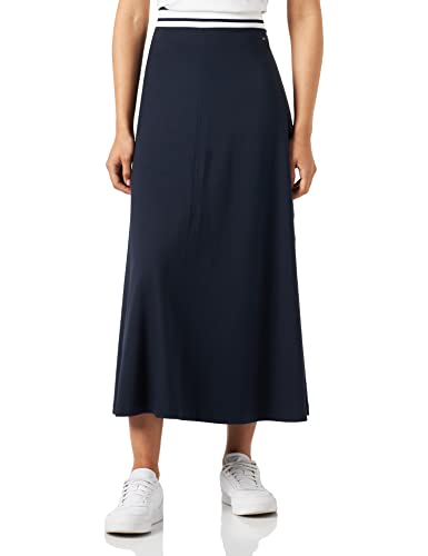 Tommy Hilfiger Damska spódnica A-line Border STP Imd Midi Fit & Flare, Pustynne niebo, XXS