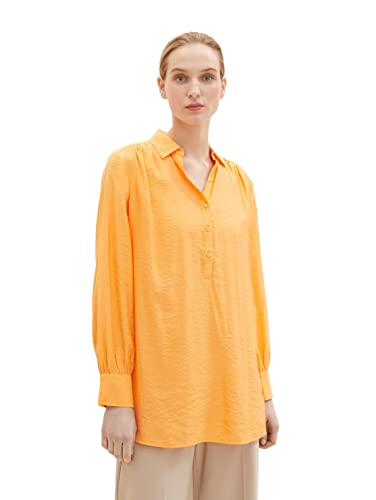TOM TAILOR Damski Bluzka 1035253, 29751 - Bright Mango Orange, 38