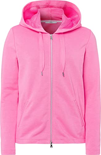 BRAX Damska bluza z kapturem Bette Heavy Jersey, Rosa, 40