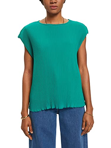 ESPRIT Collection T-shirt damski, 305 / Emerald Green, M