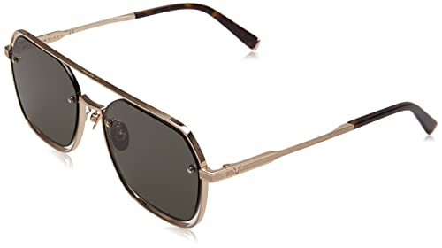 Police Unisex SPLE18 okulary przeciwsłoneczne, złote, 55, złoto, 55
