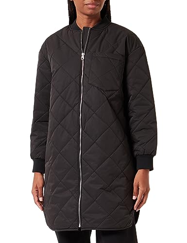 Bestseller A/S Damski płaszcz VMNATALIE AW23 Coat BOOS, czarny, S, Schwarz, S