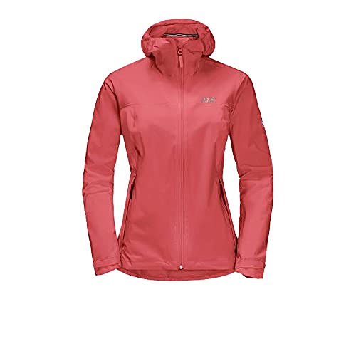 Jack Wolfskin Damska kurtka Jwp Shell W, koralowa czerwień, XS