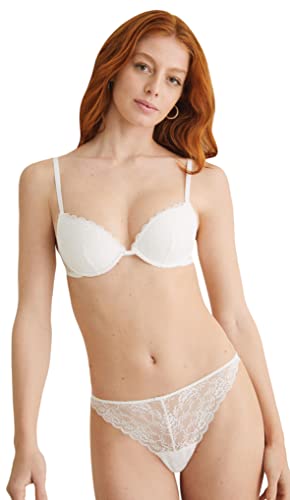 Women'secret Biustonosz Padded, Kość Słoniowa, 85D