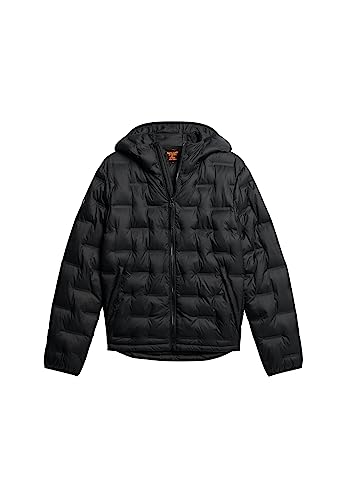 Superdry Short Quilted Puffer Coat Kurtka męska, Czarny, S