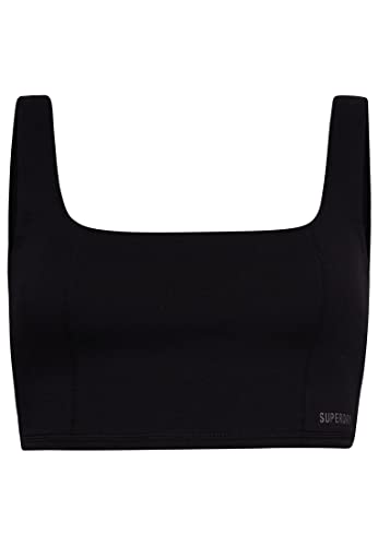 Superdry Code Tech Bra Top Koszulka damska, Czarny, 32