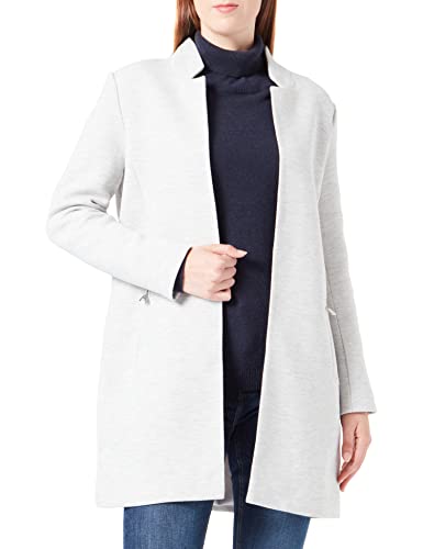 ONLY Damski płaszcz Onlsoho-Linea L/S Zip Coatigan Cc PNT, Jasnoszary melanż/detal: melanż., L