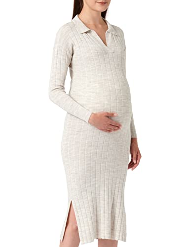Supermom Damska sukienka Avery Long Sleeve, Ras1202 Oatmeal - P611, 36