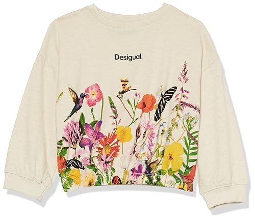 Desigual Koszulka dziewczęca Ts_Xenia, biały, 4 Lata