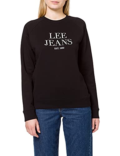 Lee Bluza damska Crew Neck, czarny, XS