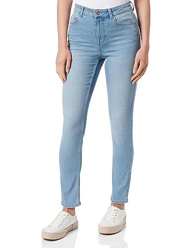 PIECES Damskie spodnie jeansowe, jasnoniebieski (light blue denim), 29W / 32L