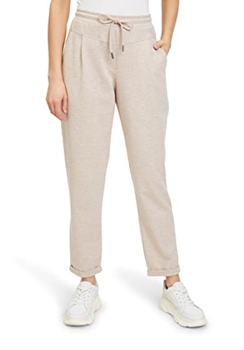 Betty & Co Damskie spodnie Havanna Casual 7/8 Długość, Light Brown Melange, 40