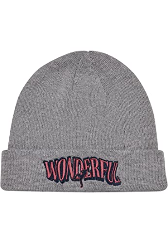 Mister Tee Czapka beanie unisex Wonderful Heavy Knit Beanie, Heather Grey, one Size, szary (Heather Grey), jeden rozmiar