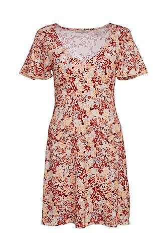 ESPRIT Sukienka z dżerseju w kwiaty, 693/jasny Pink 4, M