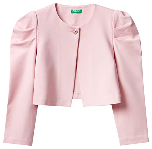 United Colors of Benetton Jacket Girl, Jasnoróżowy 3v5, M
