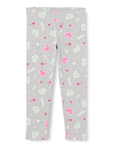 United Colors of Benetton Dziewczęce modelujące legginsy, grigio a fantasia 68v, 90 cm