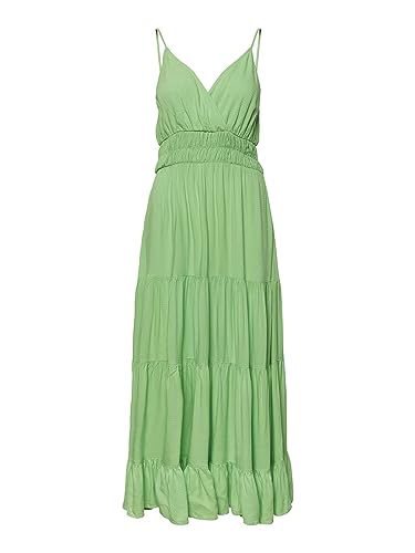 YAS Damska sukienka maxi YASSIRALA, Summer Green, XL