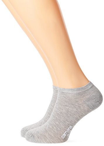 Camano Damskie stopki (2 sztuki), Szary (Light Grey Melange 0003), 35-38 EU