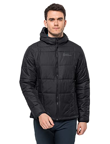 Jack Wolfskin Męska kurtka Bergland Ins, czarna, L