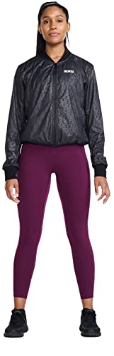 2XU Damska kurtka Motion Bomber, Embossed Monogram/biała, XS, Embossed Monogram/White, XS
