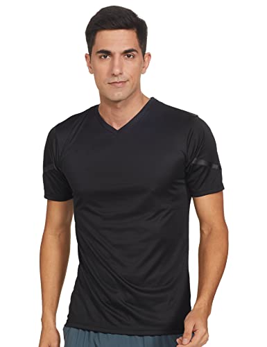 PUMA Męska koszulka piłkarska, trykot, męska, fioletowa, czarna, biała, rozmiar M, czarny, XL