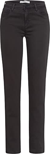 BRAX Damskie spodnie Shakira z pięcioma kieszeniami, wysokiej jakości satyna bawełniana, szary, 31W / 30L