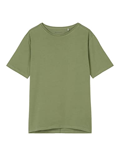 Marc O'Polo Body & Beach Damska koszula z okrągłym dekoltem i dekoltem w kształcie litery V, Khaki, XS