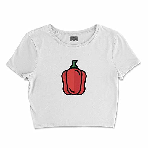 Bona Basics, Damski T-shirt basic, z nadrukiem cyfrowym, 100 bawełny, biały, swobodny, damski top, rozmiar: L, biały, L Krótki