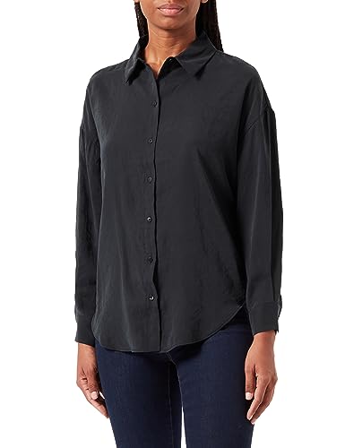 ONLY Onliris L/S Modal Shirt WVN bluzka damska, czarny, S