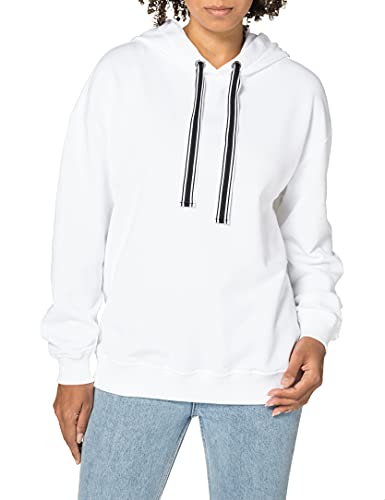 United Colors of Benetton Damski sweter z kapturem, biały 101, M