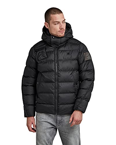 G-STAR RAW G- Whistler Padded Hooded, Kurtka Mężczyźni, Black (dk black B958-6484), S