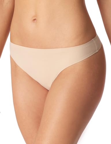 Schiesser Damskie stringi typu tanga, niewidoczne miękkie stringi, piaskowe_180461, 36, Sand_180461, 36