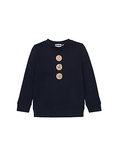 TOM TAILOR Bluza chłopięca ze specjalnym nadrukiem Glow in The Dark-Print, 10668-sky Captain Blue, 116-122