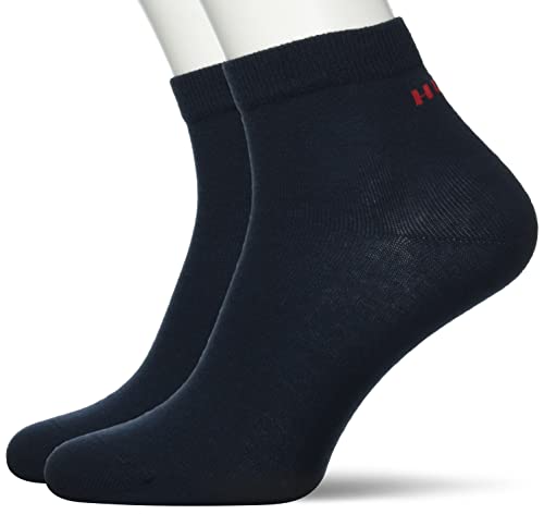 HUGO Męskie 2P SH Logo CC Short_Socks, Dark Blue401, 35-38, Dark Blue401, 35-38 EU