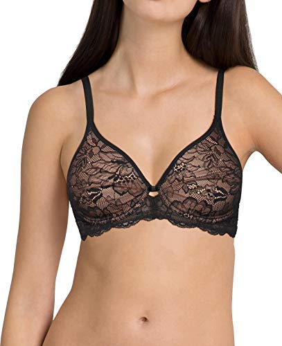 Triumph Damski biustonosz z fiszbinami Amourette Charm W02, Czarny, 85B