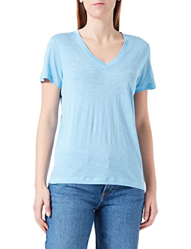 Lee Koszulka damska z dekoltem w kształcie litery V, Shasta Blue, rozmiar M, Shasta Blue, M