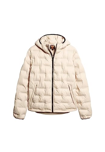 Superdry Short Quilted Puffer Coat Kurtka męska, Cement beżowy, XXL