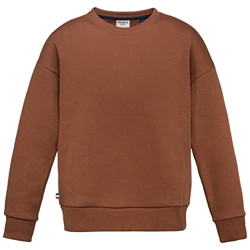 Dolomite Bluza damska Crew Logo Bluza, Argan Brown, XS, Brązowy arganowy, XS