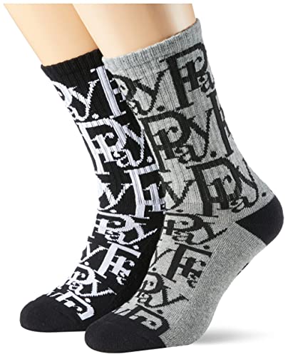 Cayler & Sons Unisex Prayor 2-pak skarpet, czarne + heathergrey, 47-50