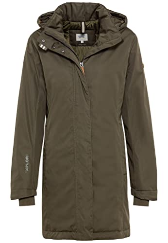 camel active Płaszcz damski, khaki (Dark Khaki), 46