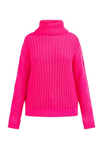 myMo Sweter damski, różowy, L, Rosa, L