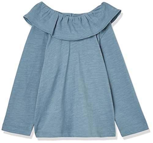 Petit Bateau Dziewczęca bluzka dziecięca z lekkiego dżerseju z długimi rękawami, Rover, 18 Miesiące