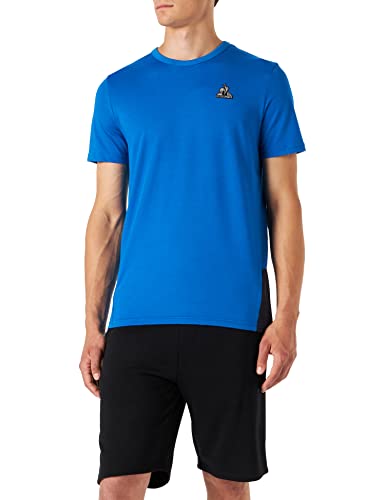 Koszulka męska z kogutem sportowym, Tech Blue, S