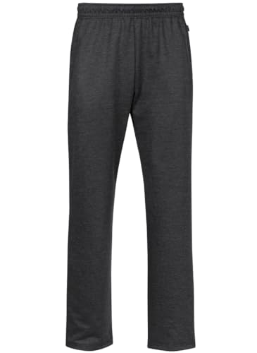 Trigema Męskie spodnie dresowe męskie Freizeithose, Szary - szary (Grau-Melange 109), M